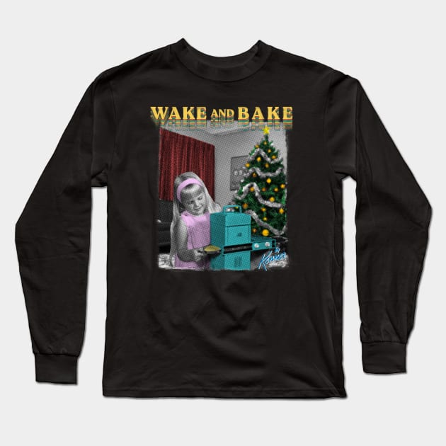 Wake And (easy)Bake Long Sleeve T-Shirt by Mr-Wilson
